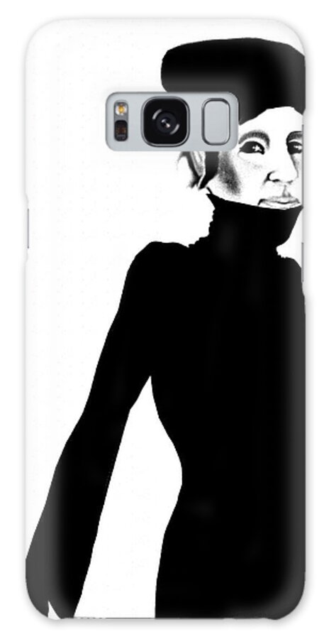 Female Galaxy Case featuring the digital art Cool D' Cold by Kerry Beverly