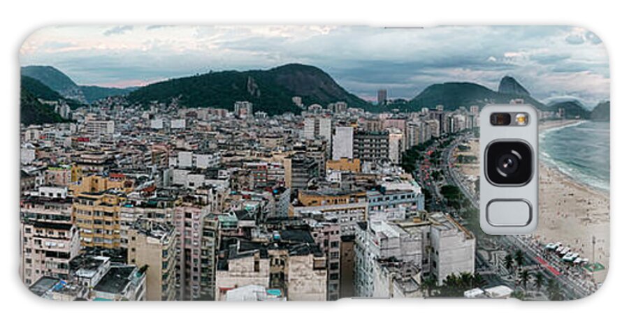 Panoramic Galaxy Case featuring the photograph Copacabana Sunset by S Paul Sahm