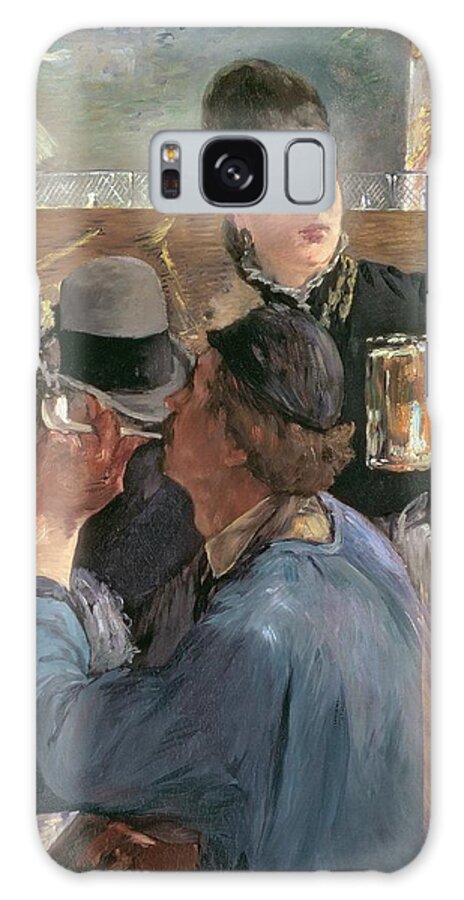 Brasserie De Reichshoffen; Beer; Pipe; Waitress; Audience; Dancer; Impressionist; Cabaret; Choppe; Biere; Leisure; Cafe; Concert Galaxy Case featuring the painting Corner of a Cafe-Concert by Edouard Manet