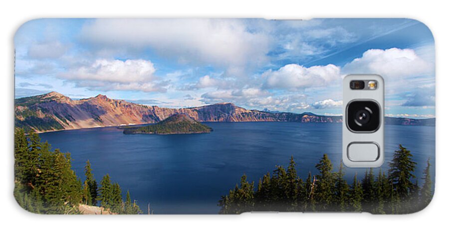 Crater Lake National Park Galaxy Case featuring the photograph Crater Lake Blues by Adam Jewell