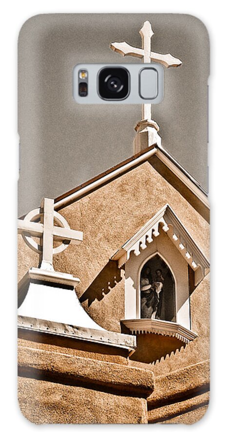 Church Galaxy Case featuring the photograph Cross Gable by Mark Forte