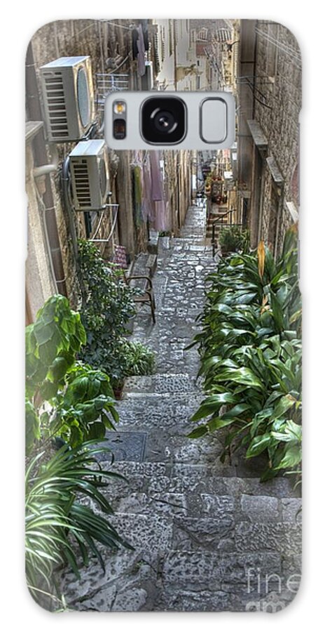 Color Galaxy Case featuring the photograph Dubrovnik Stairway by Crystal Nederman