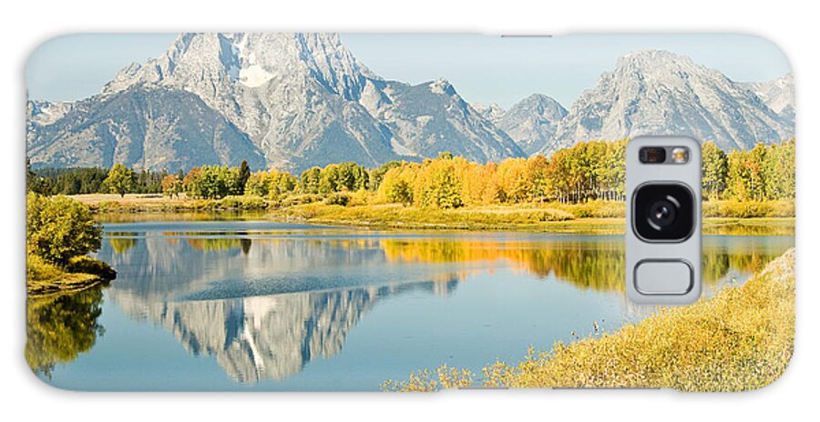 Wyoming Galaxy Case featuring the photograph Early Autumn at Oxbow Bend by Bob and Nancy Kendrick