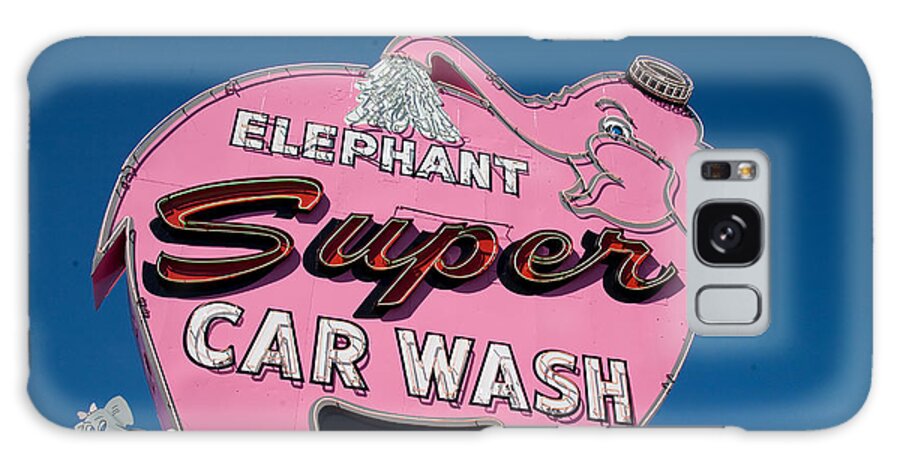 Elephant Galaxy Case featuring the photograph Elephant Car Wash--Seattle by Matthew Bamberg