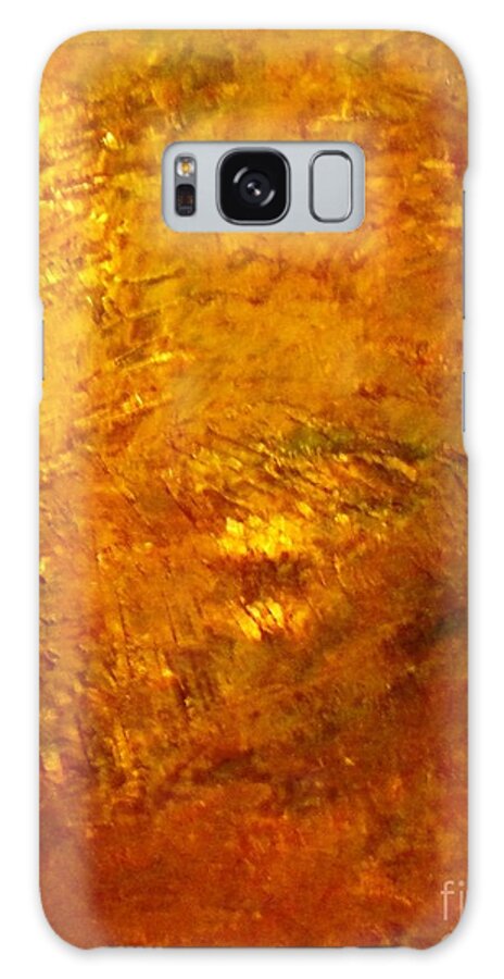 Abstract Galaxy Case featuring the painting Envy by Etta Harris