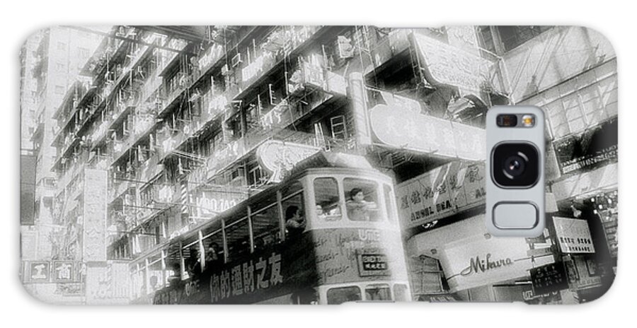 Hong Kong Galaxy Case featuring the photograph Ethereal Street Of Hong Kong by Shaun Higson