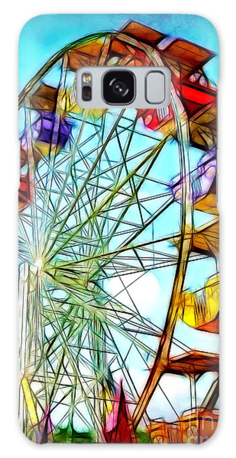 Carnival Galaxy Case featuring the photograph Ferris Wheel by Judi Bagwell