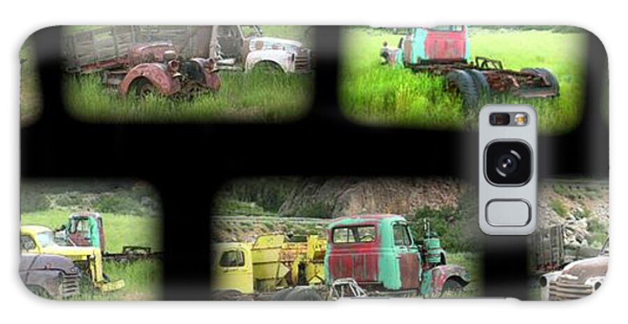 Old Trucks Galaxy Case featuring the photograph Yesteryear's Treasures by Lani Richmond Elvenia