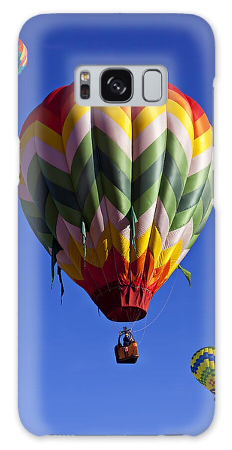 Hot Air Balloon Galaxy Case featuring the photograph Four Hot Air Balloons by Garry Gay