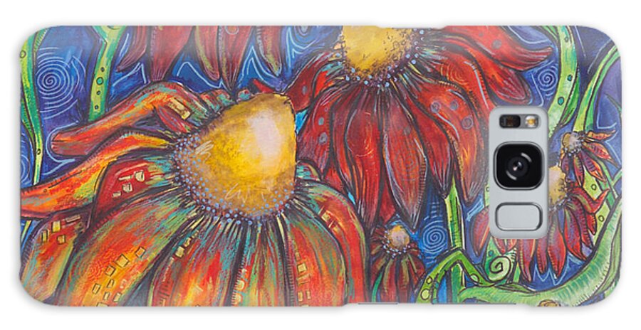 Nature Galaxy Case featuring the painting Freedom by Tanielle Childers
