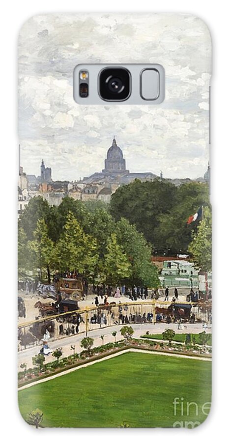 French Galaxy Case featuring the painting Garden of the Princess by Claude Monet