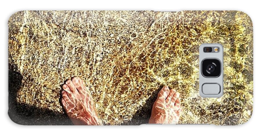 Water Galaxy Case featuring the photograph Get Your Feet Wet by Doug Smeath