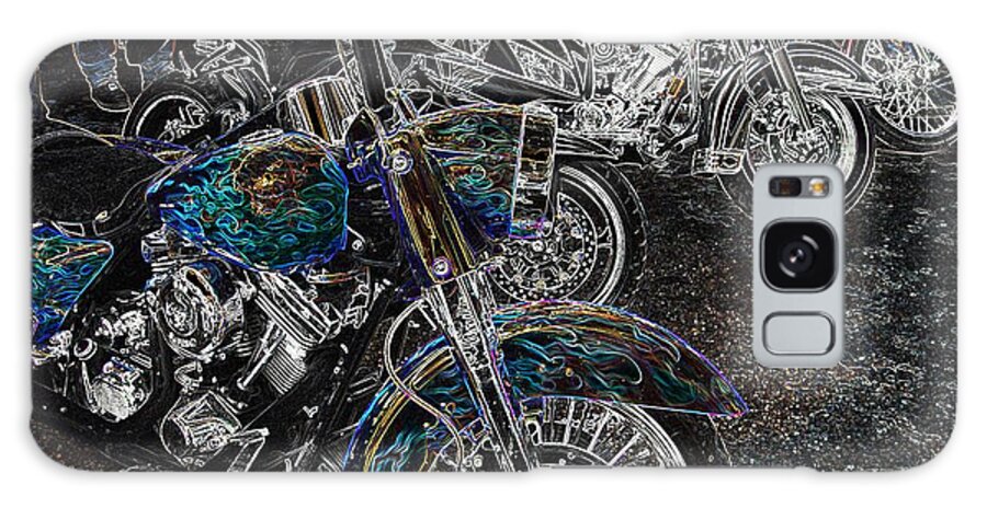Motorcycle Galaxy Case featuring the photograph Ghost Rider by Anthony Wilkening