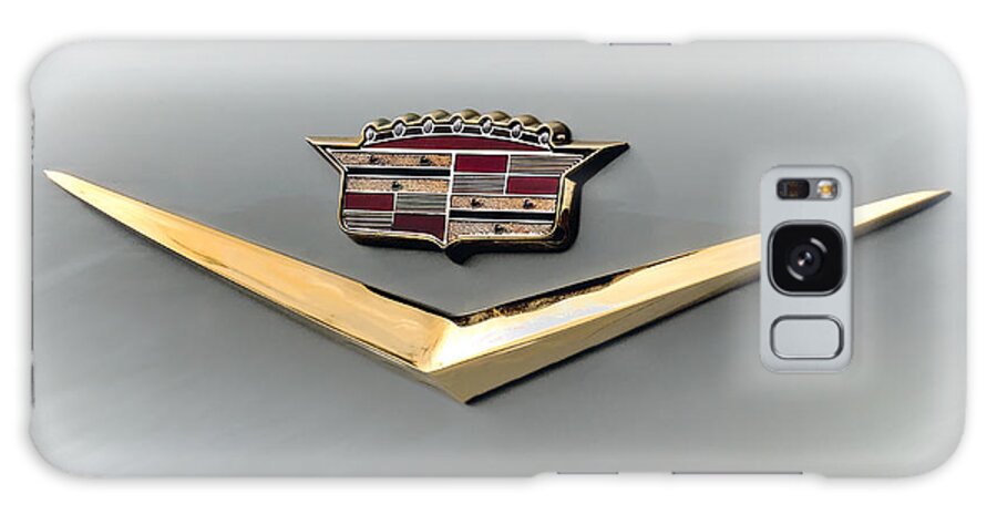 Cadillac Galaxy Case featuring the digital art Gold Badge Cadillac by Douglas Pittman