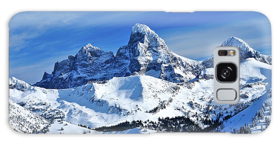 Grand Teton National Park Galaxy S8 Case featuring the photograph Grand Teton Winter by Greg Norrell