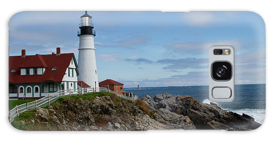 Lighthouse Galaxy Case featuring the photograph Guarding Ship Safety by Sue Karski