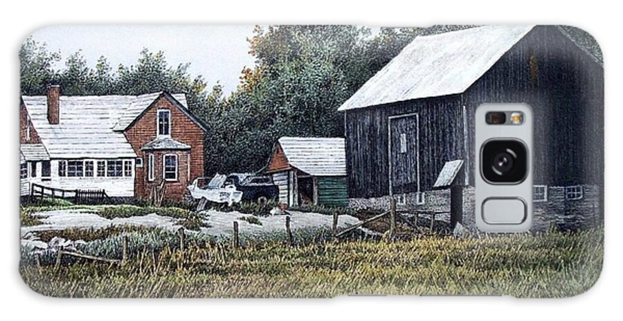 Landscapes Galaxy Case featuring the painting Haliburton Farm by Robert Hinves