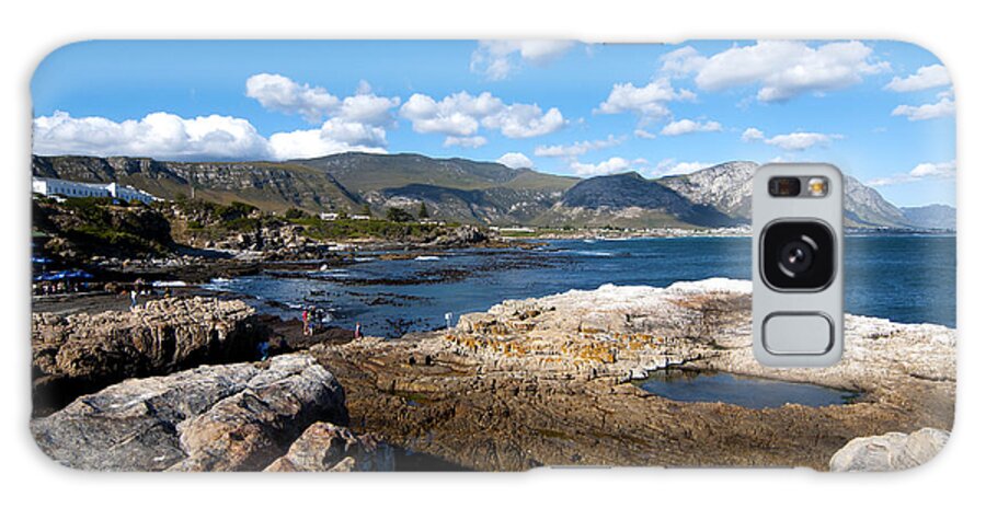 South Africa Galaxy Case featuring the photograph Hermanus coastline by Fabrizio Troiani