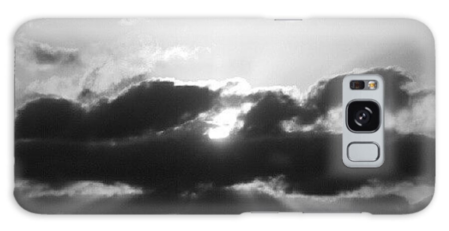 Jamesgranberry Galaxy Case featuring the photograph Houston Sunset In Black And White by James Granberry