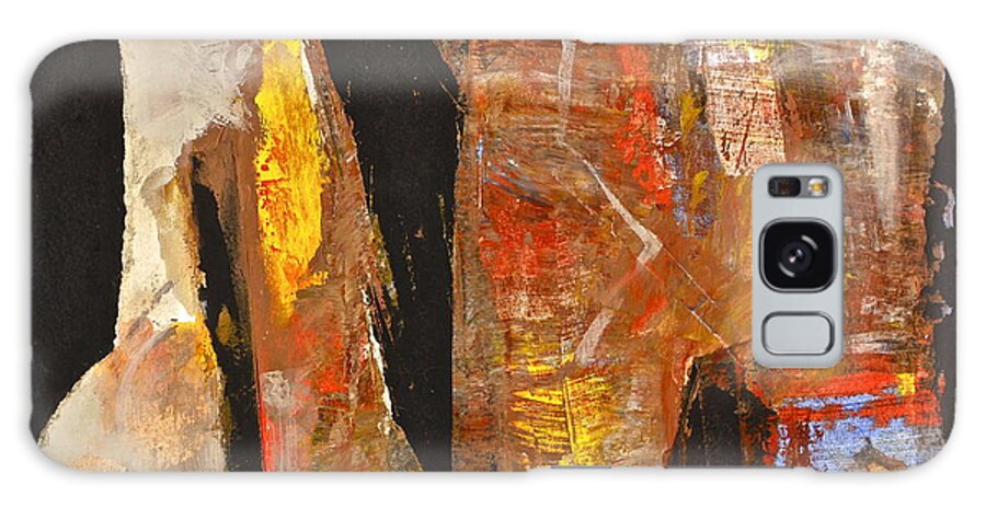 Abstract Paintings Galaxy Case featuring the painting I Do What Hindu by Cliff Spohn