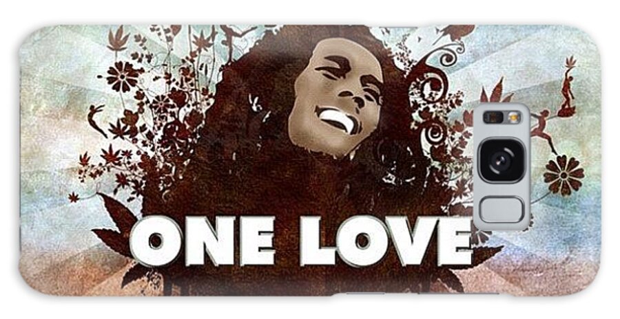 Vote Galaxy Case featuring the photograph I #vote For #bobmarley His #music Makes by Sulma Perez