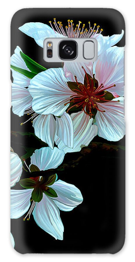 Fine Art Galaxy Case featuring the painting Just Peachy by Patricia Griffin Brett