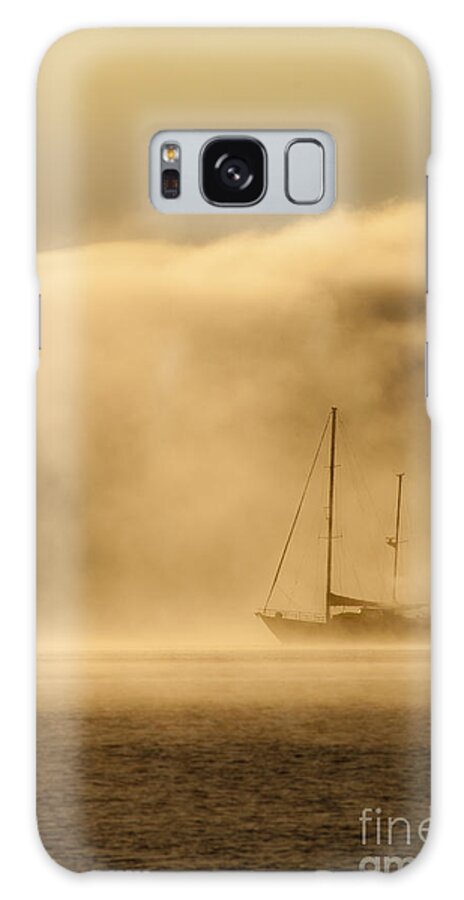 Ketch Galaxy Case featuring the photograph Ketch in mist by Sheila Smart Fine Art Photography
