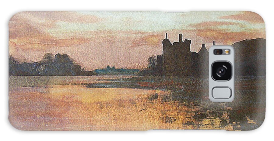 Acrylics Galaxy Case featuring the painting Kilchurn Castle Scotland by Richard James Digance