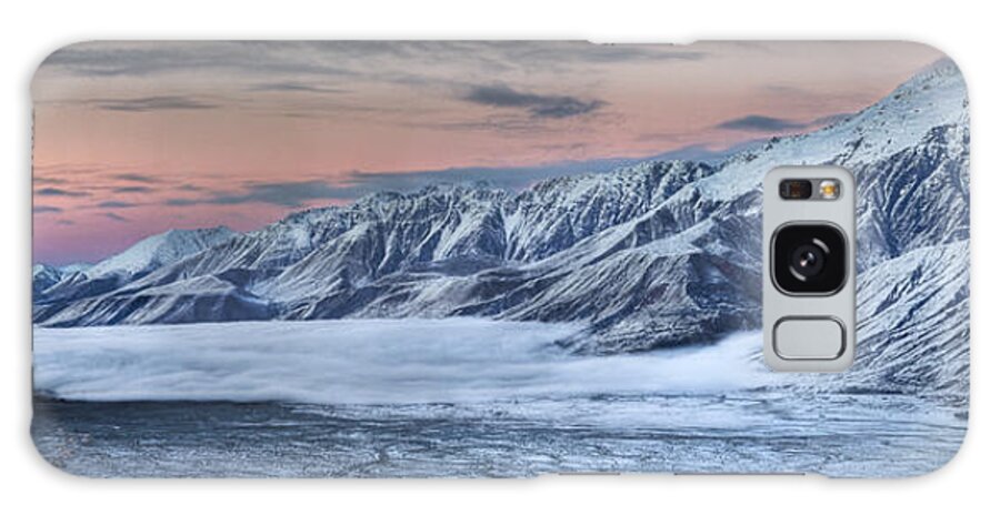 00445376 Galaxy Case featuring the photograph Lake Pukaki With Ben Ohau Range by Colin Monteath