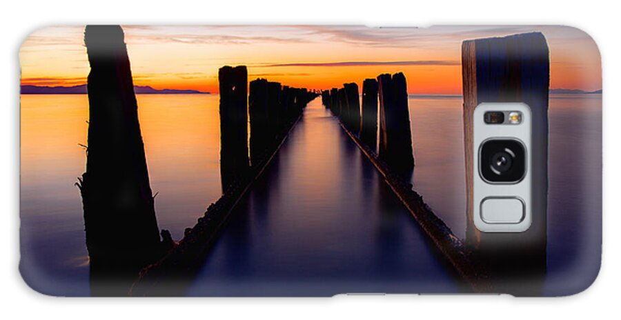 Lake Reflection Galaxy Case featuring the photograph Lake Reflection by Chad Dutson