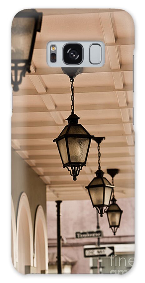 New Orleans Galaxy Case featuring the photograph Lamps by Leslie Leda