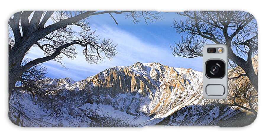 00175512 Galaxy Case featuring the photograph Laurel Mountain And Convict Lake Framed by Tim Fitzharris