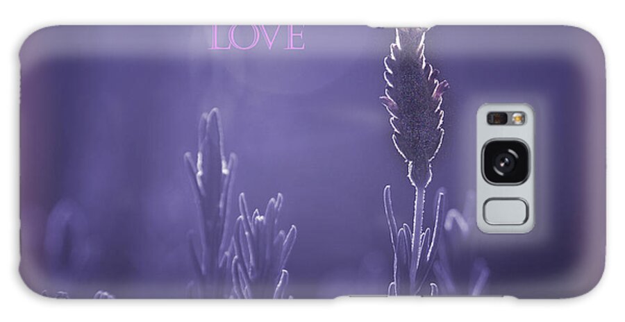 Lights Galaxy Case featuring the photograph Lavender Love by Vicki Ferrari