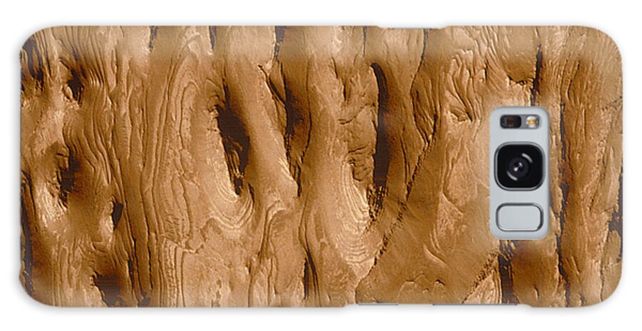 Outcrop Galaxy Case featuring the photograph Layered Outcrops On Mars by NASA/JPL-Caltech