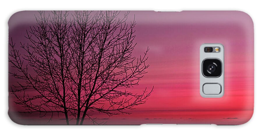 Pink Galaxy Case featuring the photograph Layers by Terry Doyle