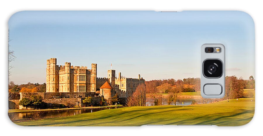 Leeds Castle Galaxy Case featuring the photograph Leeds Castle Golf Course View by Chris Thaxter