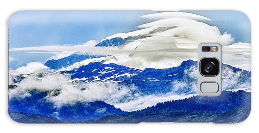 Alaska Galaxy Case featuring the photograph Lenticular and the Chugach Mountains by Rick Berk