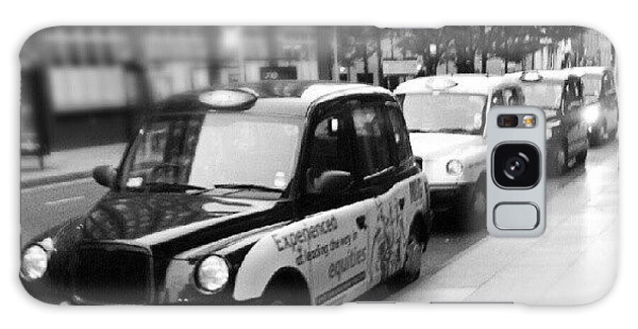 Taxi Galaxy Case featuring the photograph #london #manchester #uk #england #cars by Abdelrahman Alawwad