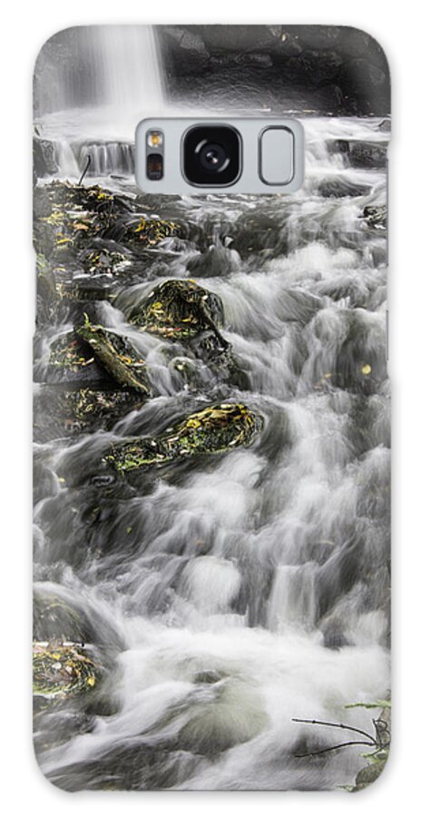 Sudbury Galaxy Case featuring the photograph Longfellow Grist Mill Waterfall by Betty Denise