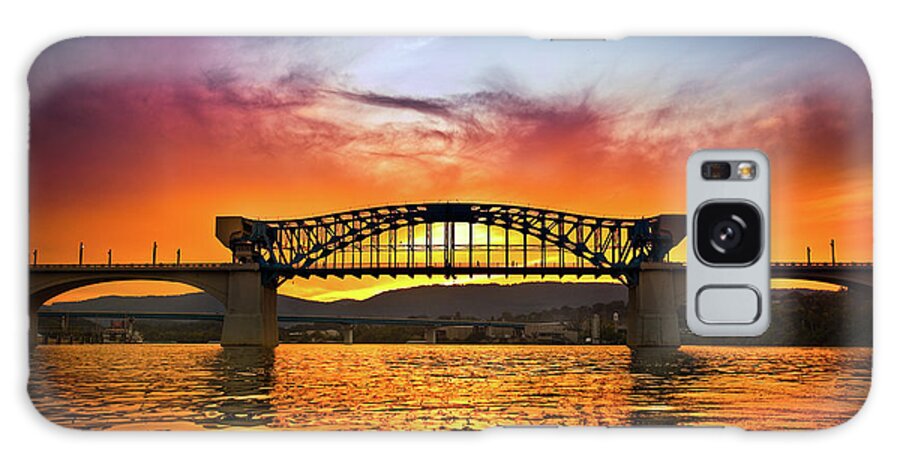 Market Street Bridge Galaxy S8 Case featuring the photograph Market Street Bridge by Steven Llorca