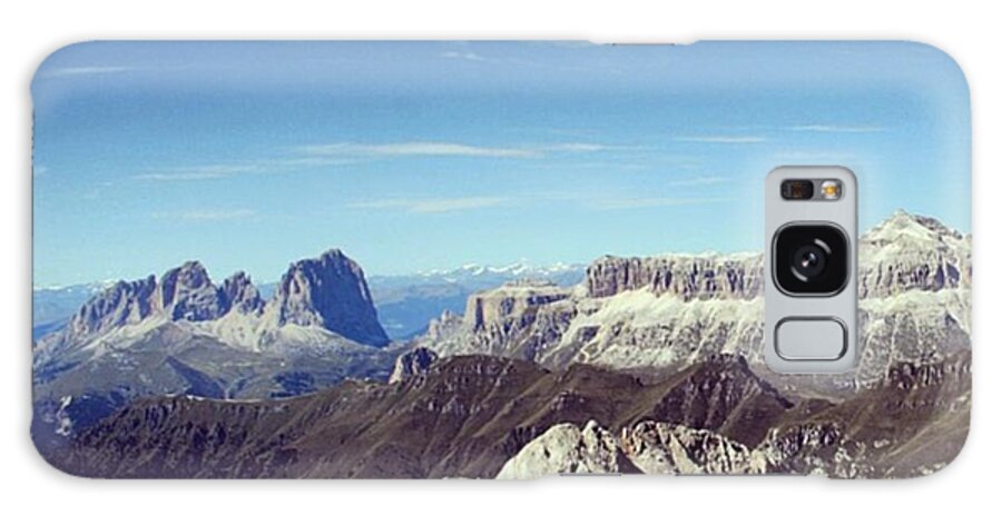 Dolomites Galaxy Case featuring the photograph Marmolada - Dolomites by Luisa Azzolini