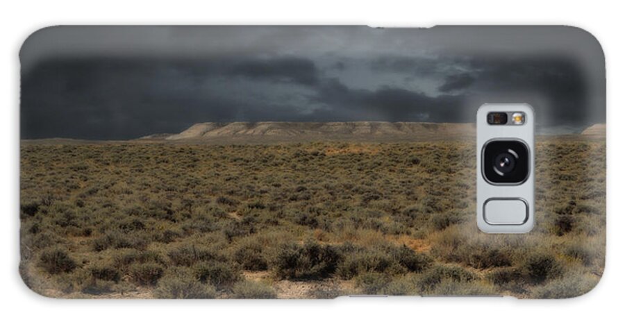  Galaxy Case featuring the photograph Midnight on the Pairie in Wyoming by Donna Greene