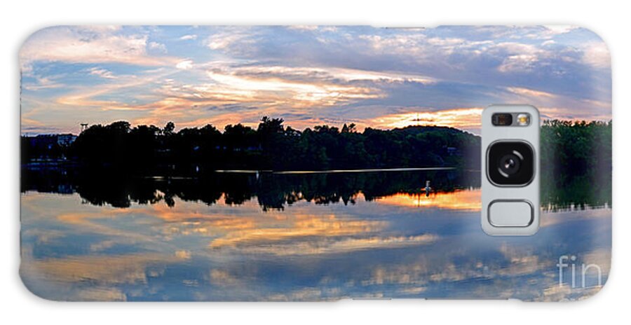 Color Photography Galaxy Case featuring the photograph Mirror Mirror On The Water by Sue Stefanowicz