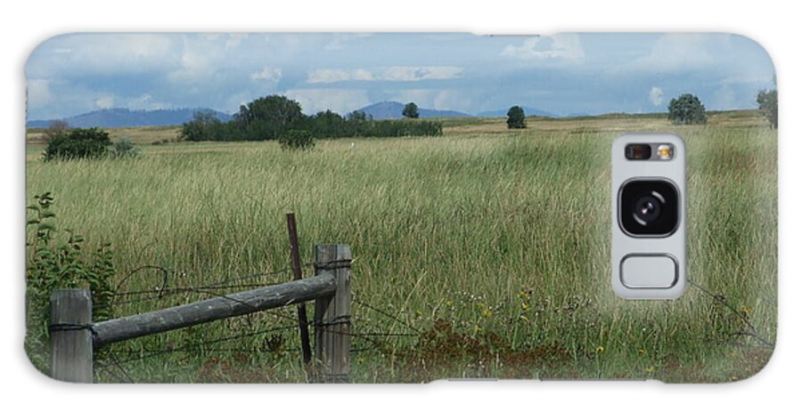Ninepipes Galaxy Case featuring the photograph Montana field by Marie-Claire Dole