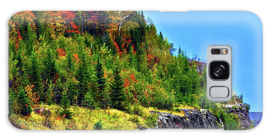 Mountains Galaxy Case featuring the photograph Mountain View In Fall by Burney Lieberman