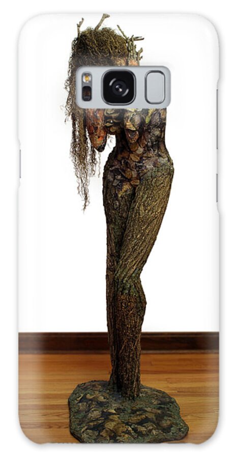 Art Galaxy Case featuring the mixed media Mourning Moss greeting card image by Adam Long
