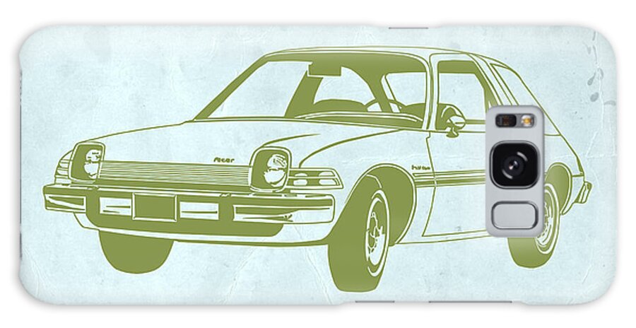 Auto Galaxy Case featuring the drawing My Favorite Car by Naxart Studio