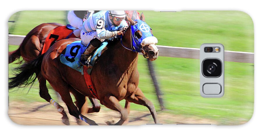 Thorougbred Race Horse Galaxy Case featuring the photograph 'My Gal Sunday' on Wednesday by PJQandFriends Photography