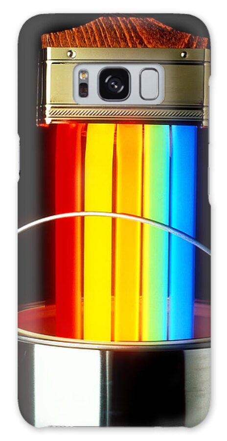 Neon Galaxy Case featuring the photograph Neon Paintbrush by Garry Gay