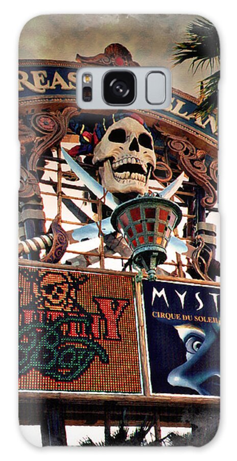 Las Galaxy Case featuring the photograph Original Treasure Island Marquee 1994 - IMPRESSIONS by Ricky Barnard